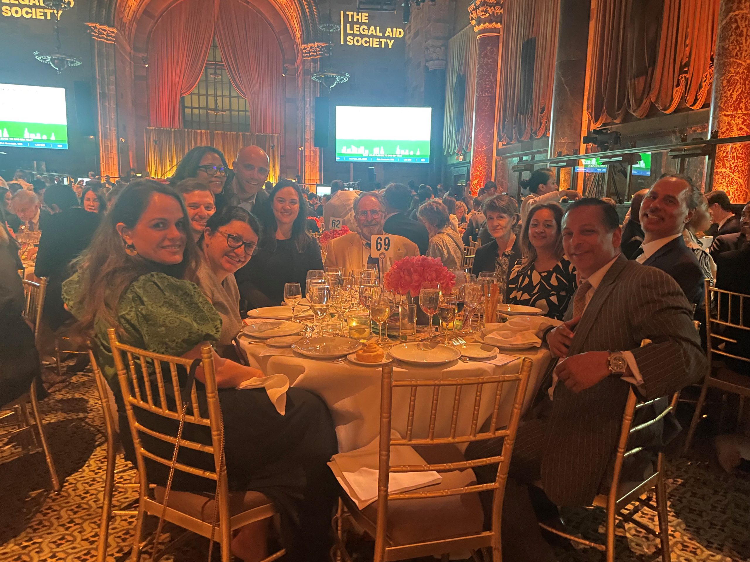 Ty Hyderally participated in the NY Legal Aid Association Benefit Dinner at Cipriano